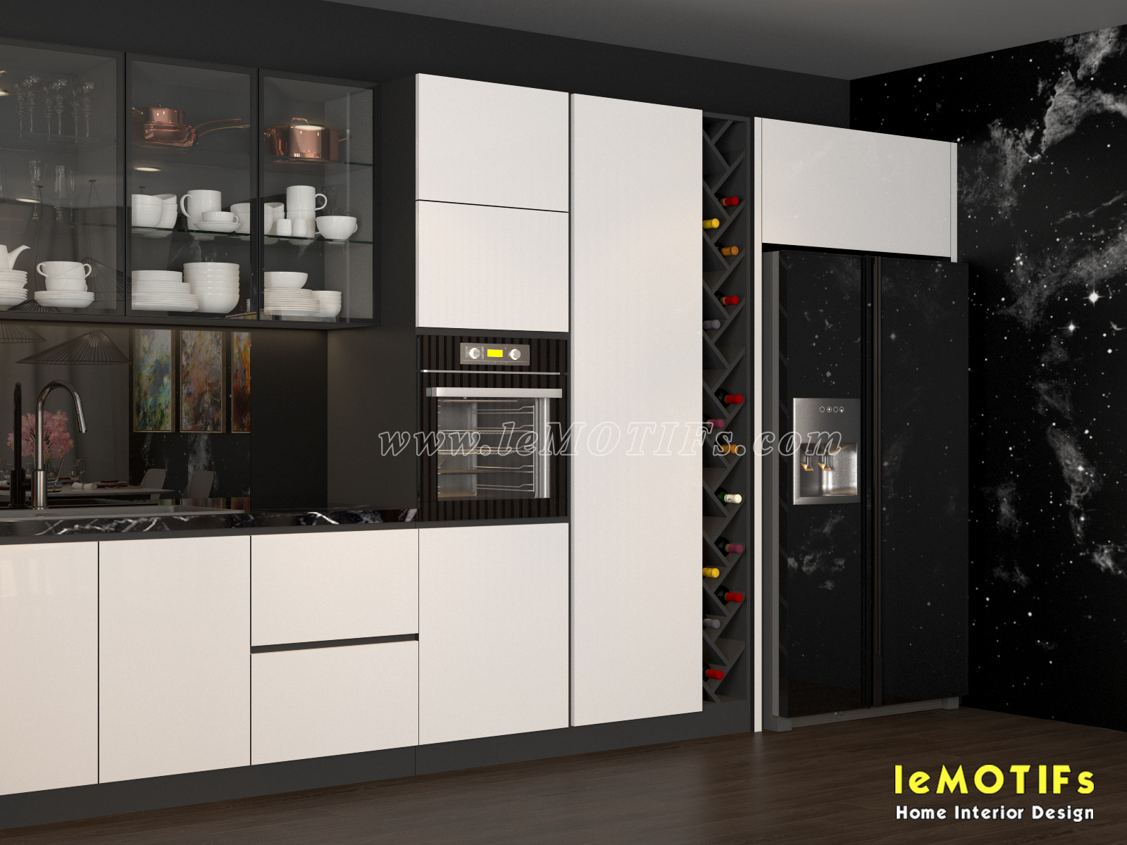 <img src=” http://lemotifs.com/wp-content/uploads/2019/05/Thiet-ke-tu-bep-phong-cach-trang-va-den-nha-co-mai-quan-10-V5.jpg” alt=”thiết kế tủ bếp trắng và đen />