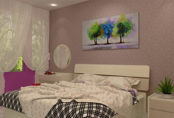 Thiết kế phòng ngủ trẻ em nhà chị Vân