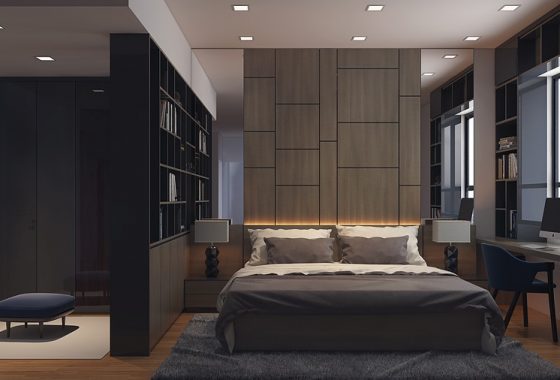Thiết kế phòng ngủ nhà chị Lan – căn hộ Masteri