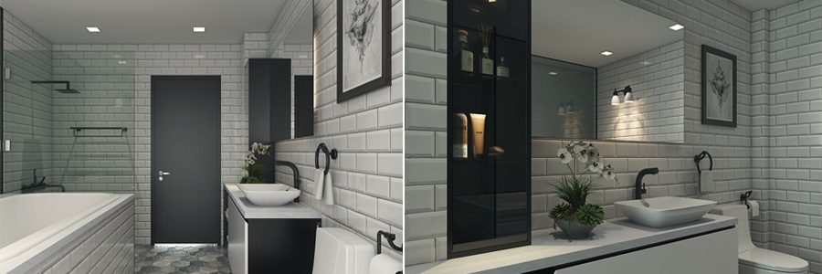 Thiết kế phòng tắm nhà chị Bình – quận 8