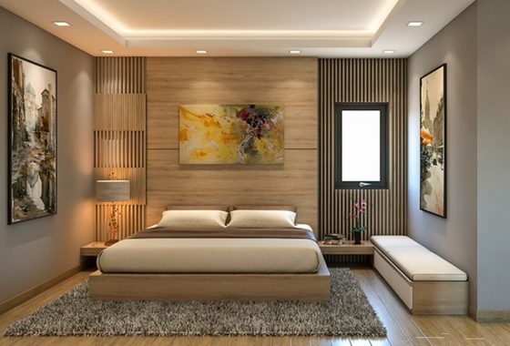Thiết kế phòng ngủ Master nhà chị Lụa – quận 8